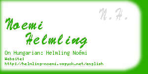noemi helmling business card